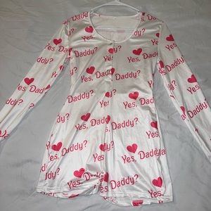 “Yess daddy?” nightwear